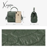 Xajzpa - Luxury Crocodile Pattern Women’s Bag New Trend Genuine Leather Shoulder Bags Fashion