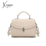 Xajzpa - Luxury Crocodile Pattern Women’s Bag New Trend Genuine Leather Shoulder Bags Fashion