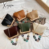 Xajzpa - Luxury Designer Acrylic Chain Women Shoulder Crossbody Bags Fashion Handbag Evening