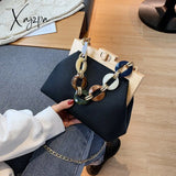 Xajzpa - Luxury Designer Acrylic Chain Women Shoulder Crossbody Bags Fashion Handbag Evening