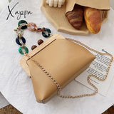 Xajzpa - Luxury Designer Acrylic Chain Women Shoulder Crossbody Bags Fashion Handbag Evening