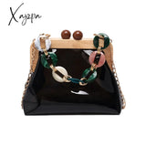 Xajzpa - Luxury Designer Acrylic Chain Women Shoulder Crossbody Bags Fashion Handbag Evening