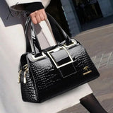 Xajzpa - Luxury Designer Handbag Brand Crossbody Bags For Women 2023 New Crocodile Pattern Leather