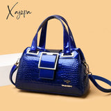 Xajzpa - Luxury Designer Handbag Brand Crossbody Bags For Women 2023 New Crocodile Pattern Leather