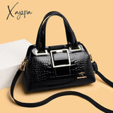 Xajzpa - Luxury Designer Handbag Brand Crossbody Bags For Women 2023 New Crocodile Pattern Leather