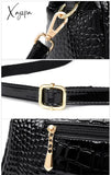 Xajzpa - Luxury Designer Handbag Brand Crossbody Bags For Women 2023 New Crocodile Pattern Leather