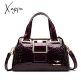 Xajzpa - Luxury Designer Handbag Brand Crossbody Bags For Women 2023 New Crocodile Pattern Leather