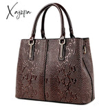 Xajzpa - Luxury Designer Handbag High Quality Leather Handbags Large Capacity Crossbody Bags For