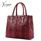 Xajzpa - Luxury Designer Handbag High Quality Leather Handbags Large Capacity Crossbody Bags For