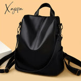 Xajzpa - Luxury Designer Pu Leather Backpack Women Large Capacity Travel Backpacks Female Fashion