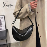 Xajzpa - Luxury Handbags For Women Pu Leather Banana Crossbody Bags 2023 Fashion Brand Designer