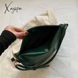 Xajzpa - Luxury Handbags For Women Pu Leather Banana Crossbody Bags 2023 Fashion Brand Designer