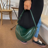 Xajzpa - Luxury Handbags For Women Pu Leather Banana Crossbody Bags 2023 Fashion Brand Designer