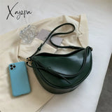 Xajzpa - Luxury Handbags For Women Pu Leather Banana Crossbody Bags 2023 Fashion Brand Designer