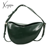 Xajzpa - Luxury Handbags For Women Pu Leather Banana Crossbody Bags 2023 Fashion Brand Designer