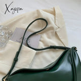Xajzpa - Luxury Handbags For Women Pu Leather Banana Crossbody Bags 2023 Fashion Brand Designer