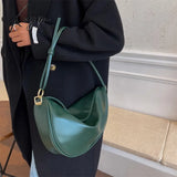 Xajzpa - Luxury Handbags For Women Pu Leather Banana Crossbody Bags 2023 Fashion Brand Designer