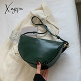 Xajzpa - Luxury Handbags For Women Pu Leather Banana Crossbody Bags 2023 Fashion Brand Designer