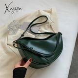 Xajzpa - Luxury Handbags For Women Pu Leather Banana Crossbody Bags 2023 Fashion Brand Designer