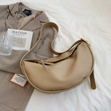 Xajzpa - Luxury Handbags For Women Pu Leather Banana Crossbody Bags 2023 Fashion Brand Designer