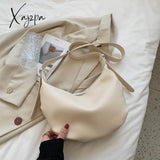 Xajzpa - Luxury Handbags Women Hobos Bags Designer Vintage Female Shoulder Bag Sac New White Simple