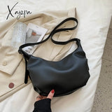 Xajzpa - Luxury Handbags Women Hobos Bags Designer Vintage Female Shoulder Bag Sac New White Simple