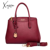 Xajzpa - Luxury Leather Handbags Women Bags Designer Purse High Quality Shouder Crossbody Top-handle Bag Large Capacity Waterproof Bolsos