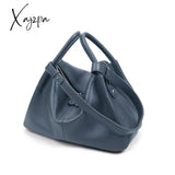 Xajzpa - Luxury Leather Ladies Handbags 100% Shoulder Bags Large Capacity Office Commuter Crossbody