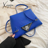 Xajzpa - Luxury Women Bag Large Capacity Female Tote Fashion Brand Handbag High Quality Pu Leather