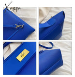 Xajzpa - Luxury Women Bag Large Capacity Female Tote Fashion Brand Handbag High Quality Pu Leather