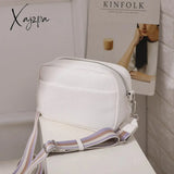 Xajzpa - Luxury Women Crossbody Bags Elegant Soft Ladies Pu Leather Purse Female Shoulder Tote Bag
