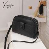 Xajzpa - Luxury Women Crossbody Bags Elegant Soft Ladies Pu Leather Purse Female Shoulder Tote Bag