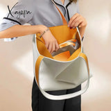 Xajzpa - Luxury Women’s High-End Leather Handbag Shoulder Bag Large A4 University School Work