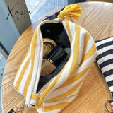 Xajzpa - Makeup Bag Women Cosmetic Case Striped Female Necessary Storage Make Up Cases Toiletry