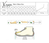 Xajzpa - Male Autumn And Winter Slipper Stripe Print Household Cotton Shoes Men Home Indoor Soft