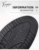 Xajzpa - Man Leather Shoes Spring Male Sneakers Casual Solid Shoe Business Sport Flat Round Toe