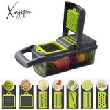 Xajzpa - Mandoline Slicer Stainless Steel Vegetable Julienner Adjustable Safe Blades Grater