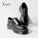 Xajzpa - Martens 8053 Leather Platform Casual Shoes Dr Womans Shoes 5-Eye Style Heightening Fashion