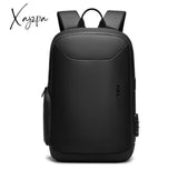 Xajzpa - Men Anti-Theft 15.6 Inch Laptop Backpacks Usb Waterproof Notebook Bag Schoolbag Sports