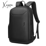 Xajzpa - Men Anti-Theft 15.6 Inch Laptop Backpacks Usb Waterproof Notebook Bag Schoolbag Sports