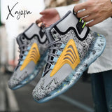 Xajzpa - Men Boots New Winter Slippers Warm Men Shoes Waterproof Non-Slip Plush Sneakers Male Tenis