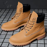 Xajzpa - Men Boots New Winter Slippers Warm Men Shoes Waterproof Non-Slip Plush Sneakers Male Tenis