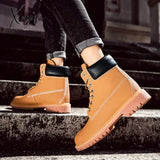 Xajzpa - Men Boots New Winter Slippers Warm Men Shoes Waterproof Non-Slip Plush Sneakers Male Tenis