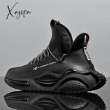 Xajzpa - Men Boots New Winter Slippers Warm Men Shoes Waterproof Non-Slip Plush Sneakers Male Tenis