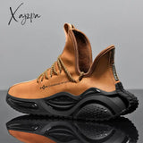 Xajzpa - Men Boots New Winter Slippers Warm Men Shoes Waterproof Non-Slip Plush Sneakers Male Tenis