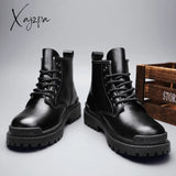 Xajzpa - Men Boots New Winter Slippers Warm Men Shoes Waterproof Non-Slip Plush Sneakers Male Tenis