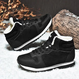 Xajzpa - Men Boots Waterproof Winter Lightweight Hight Top Leather Shoes Plus 48 No Slip Warm Snow