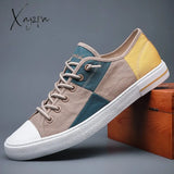 Xajzpa - Men Casual Shoes Mens Canvas For Fashion Flats Brand Men’s Driving Sneakers