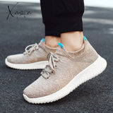 Xajzpa - Men Casual Sneakers High Quality Male Breathable Fashion Gym Light Walking Shoes Plus Size