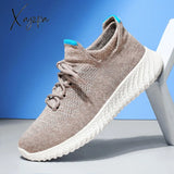 Xajzpa - Men Casual Sneakers High Quality Male Breathable Fashion Gym Light Walking Shoes Plus Size